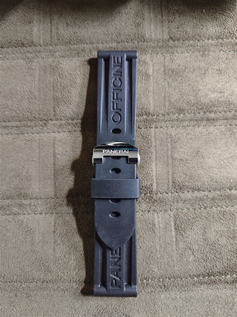 panerai deployant buckles|original panerai rubber strap.